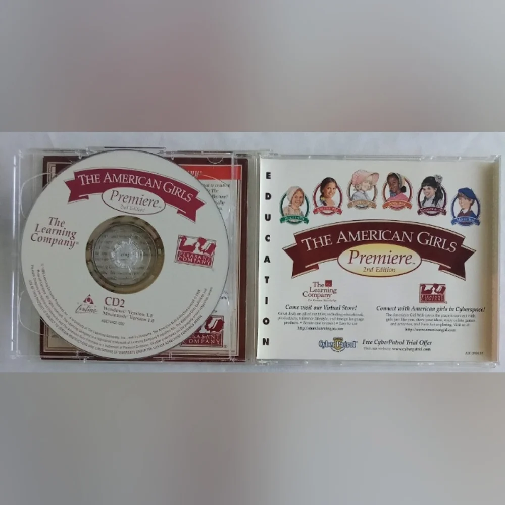 The American Girls Premiere 2nd Edition Education Video Game for Windows PC